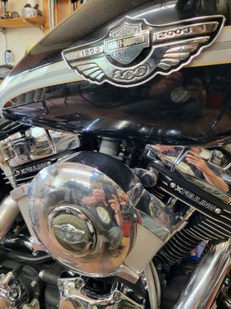 eye-god, you could drive a Mack truck between my tank and A/C cover.