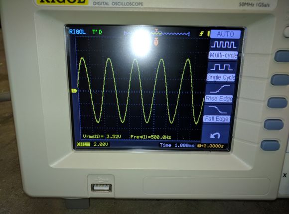 Kenwood X998 preout 500hz