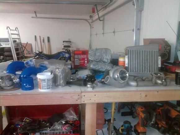 workbench of goodies