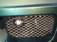 Cold air intake area and added marker lighting