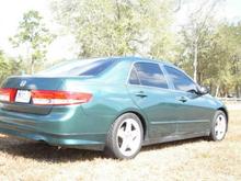 REAR SHOT W/ NEW HFP COUPE REAR LIP CUSTOM TO FIT SEDAN