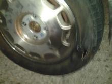 lost hub cap too :(