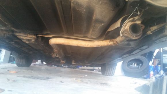 Who knew a 1999 Civic DX exhaust fit on my 1994 Accord Wagon