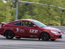 AutoX Event 4-18-10. Co-driving friends RSX-S.