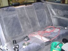 gsr rear seats, speaker cover insert panels