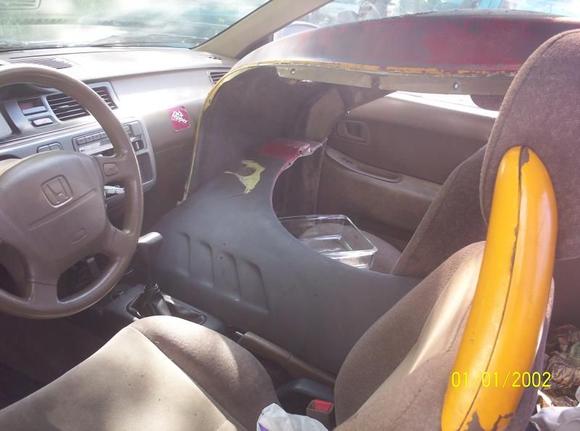 interior is in ok condition but the body parts sitting there need some repairs