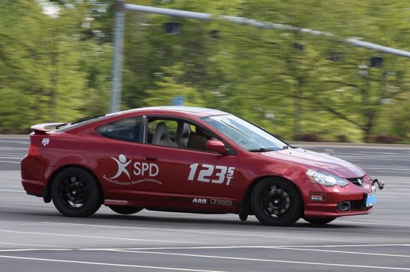 AutoX Event 4-18-10. Co-driving friends RSX-S.
