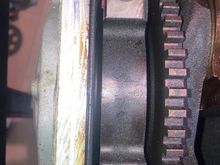 Bearing Caps: Pay Attention to the number, as well as the direction of which way to install them.  The arrow is pointing towards the FRONT of the engine.  
