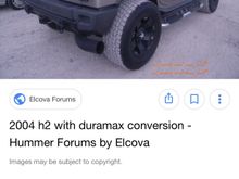 Online post. Duramax conversion kit