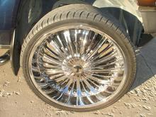 SUMMER WHEELS   DUB 26"X10" WITH WANLI TIRES 305X30RX26'S....