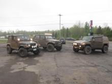 '03 TJ 33's, 08 JK 37's, 08 Alpha 35's