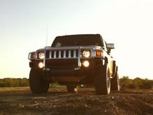 Before leveling kit and 33" Trail Grapplers.
