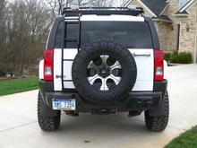 Rear View with PIAA Lights and Gobi Installed