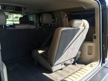 Third row seat interior