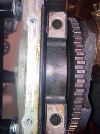 Bearing Caps: Pay Attention to the number, as well as the direction of which way to install them.  The arrow is pointing towards the FRONT of the engine.  