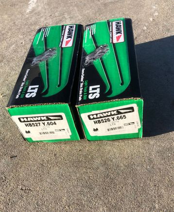 New brake pads, front and rear. I just installed this month, March of 2018.