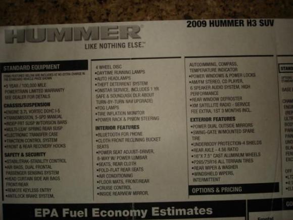 In the base package, notice the 4.56 gears mentioned