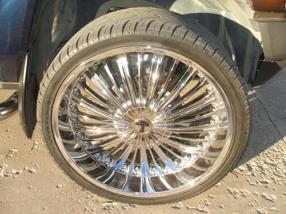 SUMMER WHEELS   DUB 26"X10" WITH WANLI TIRES 305X30RX26'S....