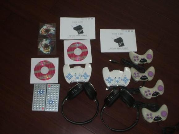 ACCESORIES,WIRELESS HEADPHONS,REMOTES,CONTROLLERS,GAMES.I CAN ALSO HOOK UP MY PS3......