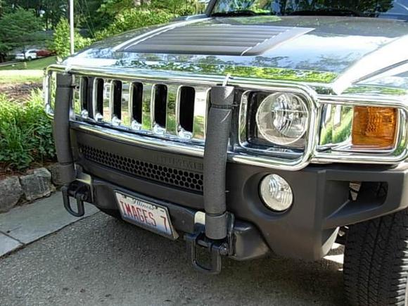 Plastic chrome covers just did not make it!!!