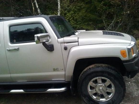 With old tires