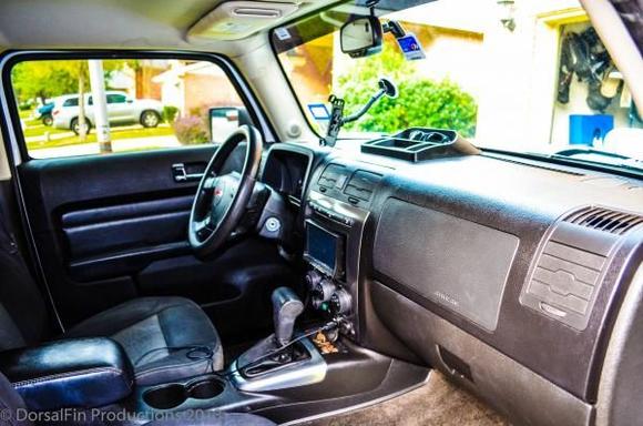 Interior w/ Alpine INA-W900 w/ back up camera and Garmin GPS