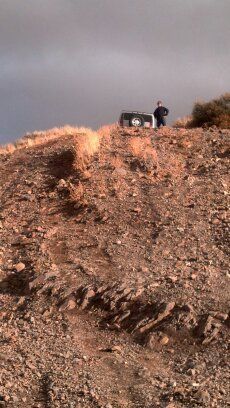 The steepest part of the road, its steeper than it looks.