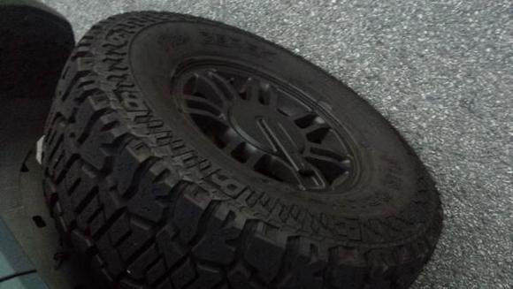 Dick Cepek Fun Country tires 
305/70/16 

Its a tough looking tire