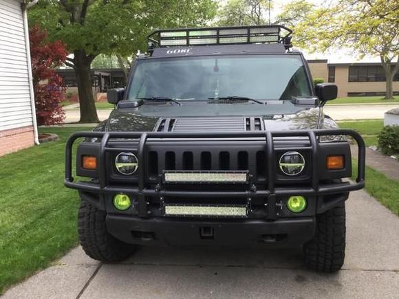 Same, rubberized the brush guard and skid plate..