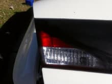 Next mod is a LED conversion of the tail lights but I need to remove the spray on tint. A easy way to remove it is with gasoline and a rag. It comes of easy and does't damage the lenses. It might take longer if you sprayed on clear coat to seal them but it will come off. Total time is 45 minutes on average or less.