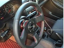 steering wheel,rice footwell lights, and cobb shift knob