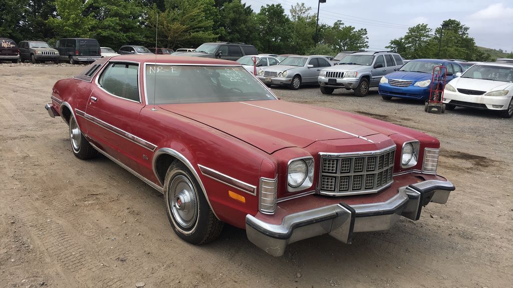 1976 Ford Elite - 1976 ford grand t elite - Used - VIN 6G21H186580 - 13,825 Miles - 8 cyl - Automatic - Coupe - Red - Temple Hills, MD 20784, United States