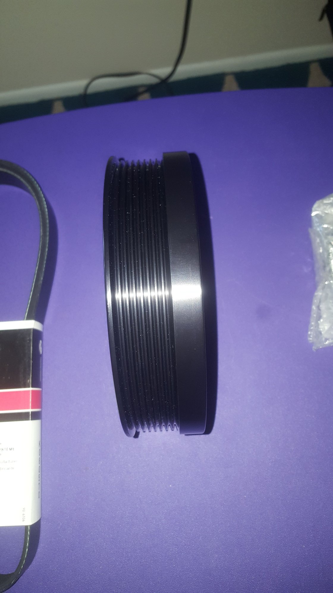 Engine - Power Adders - Eurotoys Crankshaft pulley with belt and idler pulley - New - 2010 to 2015 Jaguar XF - 2010 to 2015 Jaguar XFR - Orlando, FL 32819, United States