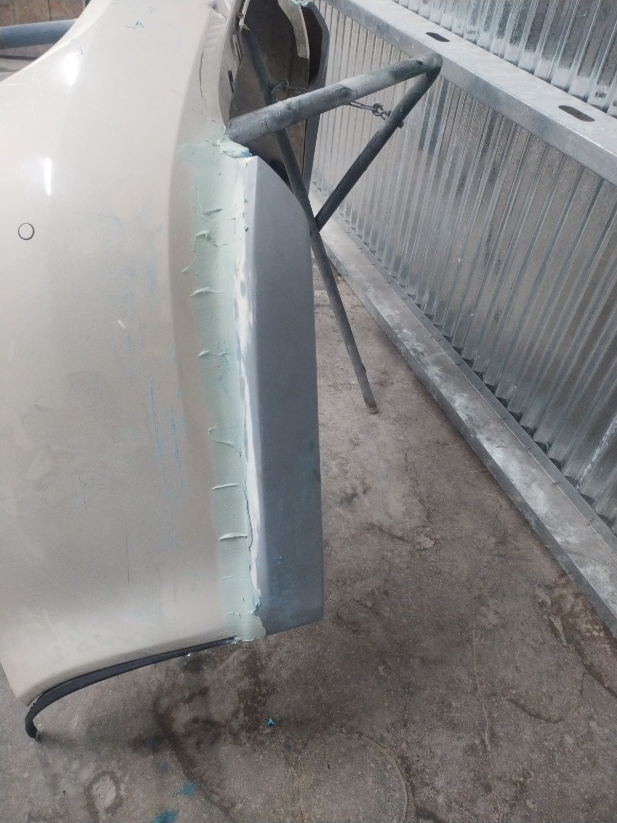 Now cured, prep for paint now�.sand sand sand.