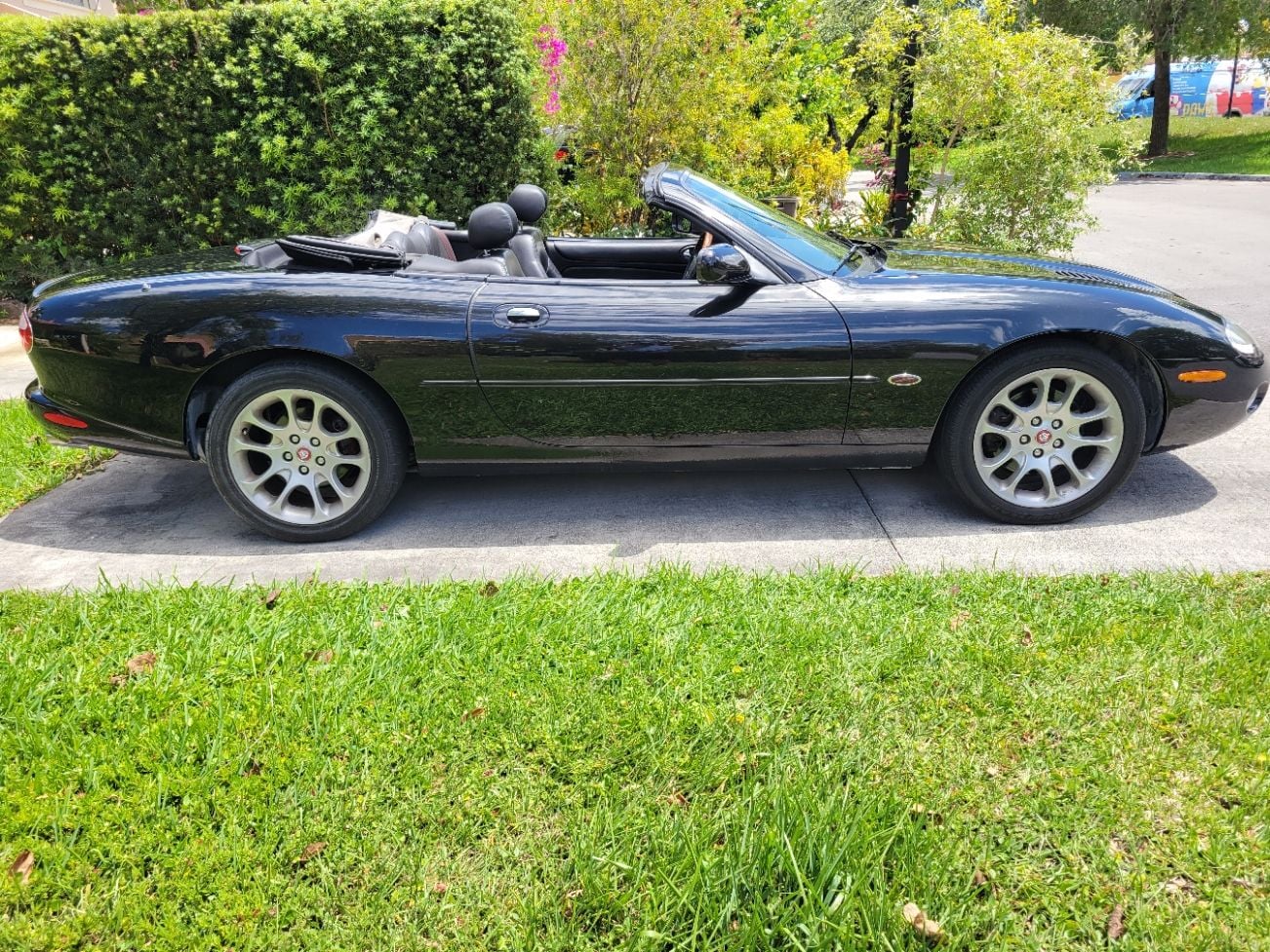 2002 Jaguar XKR - 2002 Jaguar XKR Convertible, metal Anthracite Black Exterior, black Leather interior - Used - VIN SAJDA42B32PA26563 - 61,000 Miles - 8 cyl - 2WD - Automatic - Convertible - Black - Miami, Fl, Usa, FL 33178, United States