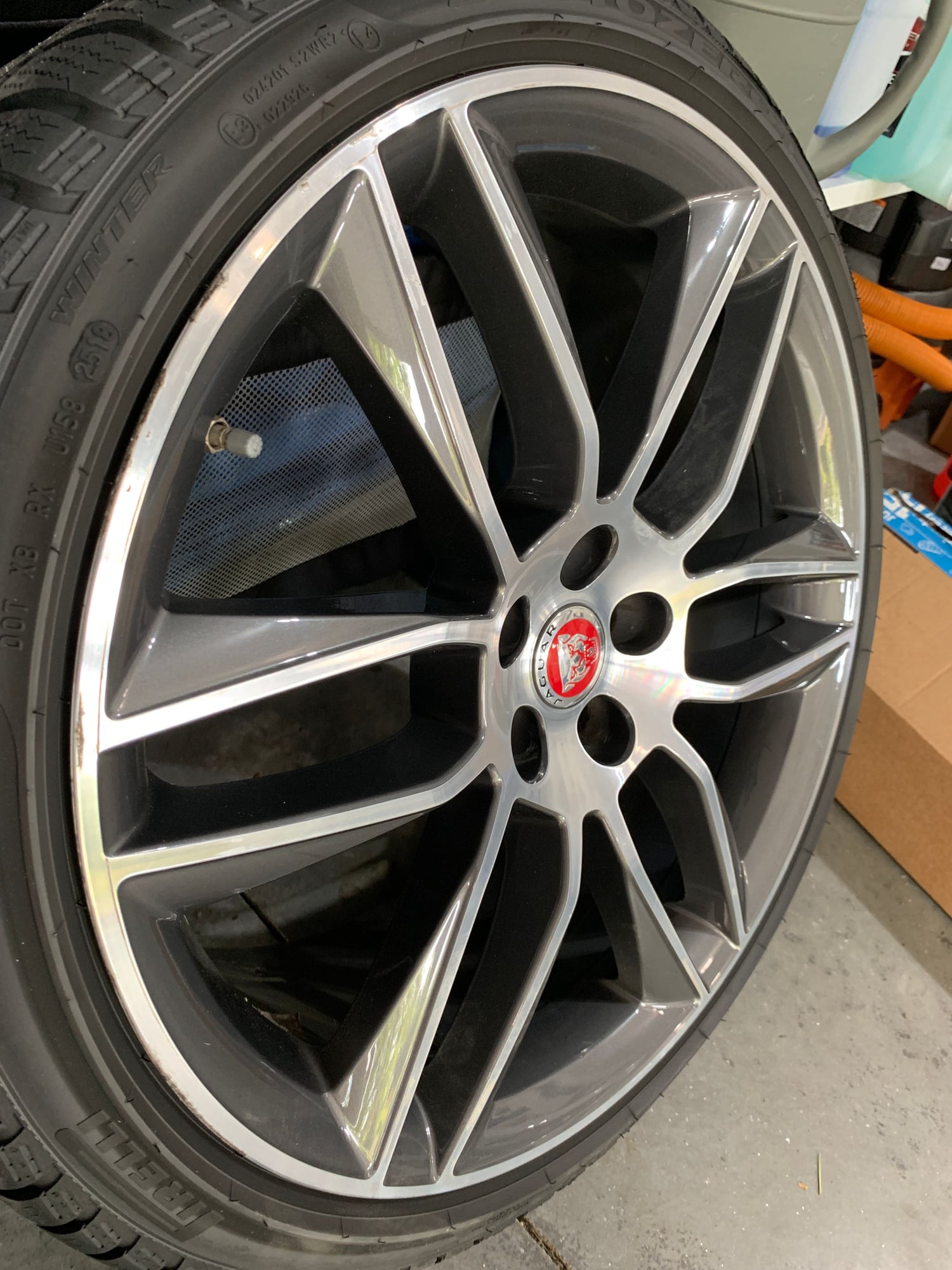 Wheels and Tires/Axles - F-Type R OEM 20" Staggered Wheels with Pirelli Winter Sottozero 3 Snow Tires w/ TPMS - Used - All Years Jaguar F-Type - Falmouth, ME 04105, United States