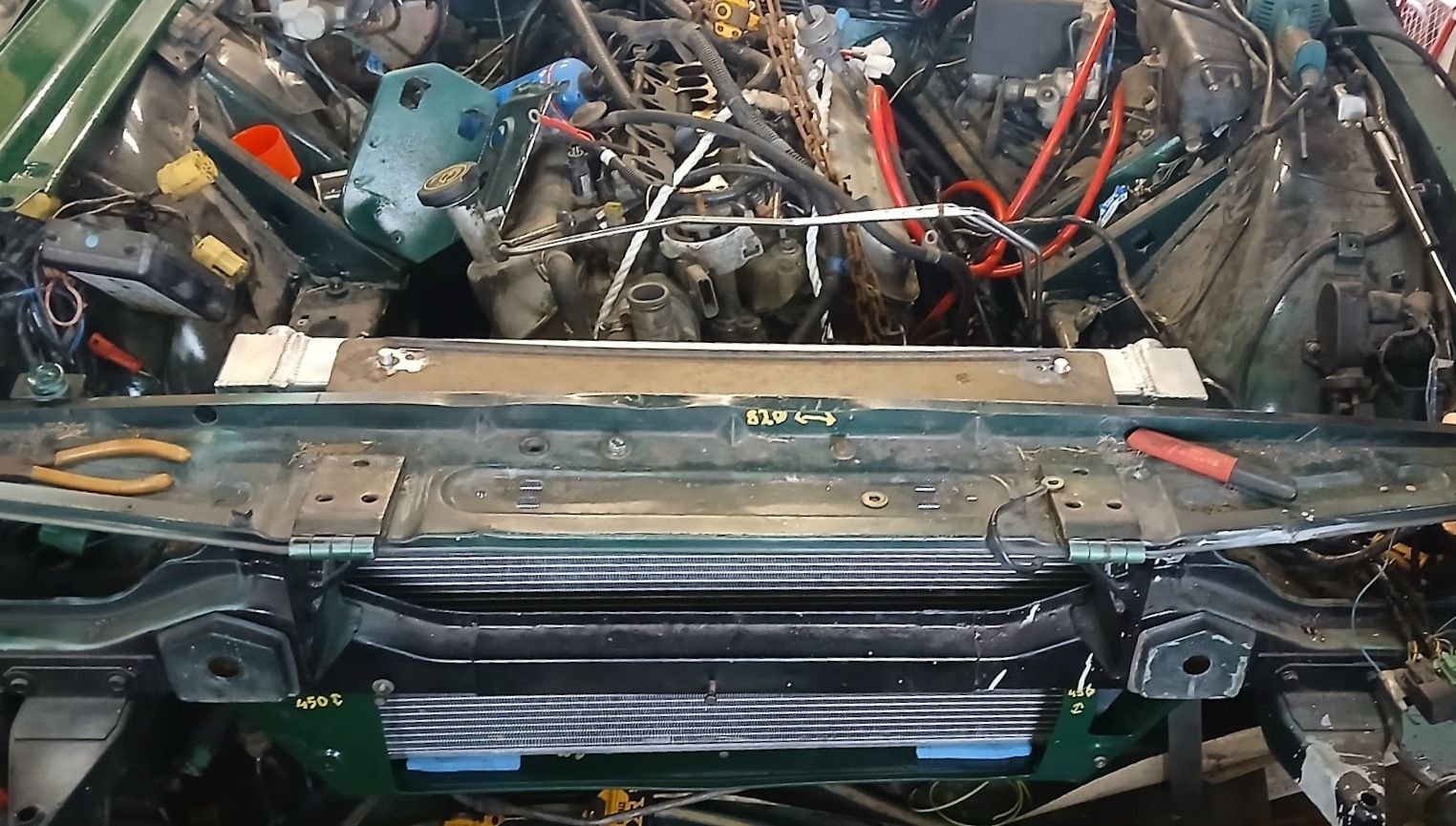 As you can see from the top of the radiator it is quite a bit bigger.