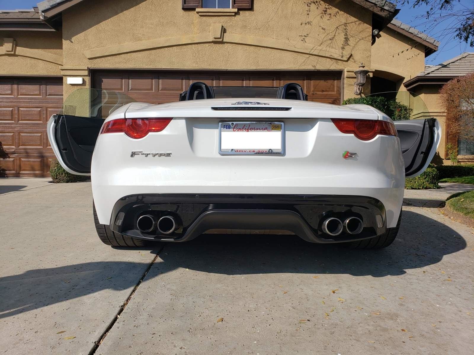 2014 Jaguar F-Type - 2014 F-Type V8S - Clean carfax, Title in hand - Used - VIN SAJWA6GL1EMK07752 - 56,950 Miles - 8 cyl - 2WD - Automatic - Convertible - White - Fresno, CA 93611, United States
