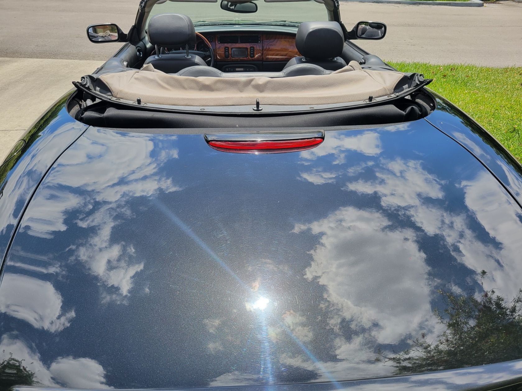 2002 Jaguar XKR - 2002 Jaguar XKR Convertible, metal Anthracite Black Exterior, black Leather interior - Used - VIN SAJDA42B32PA26563 - 61,000 Miles - 8 cyl - 2WD - Automatic - Convertible - Black - Miami, Fl, Usa, FL 33178, United States