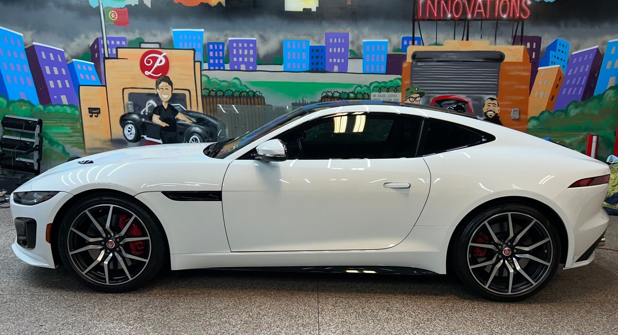 Not an R75 but a 2023 after tint, lower side skirt wrap, painted hood scoops and PPF patches removed in front of rear tires.  Not necessary with darker colors but the changes definitely add some contrast on white and silver cars.