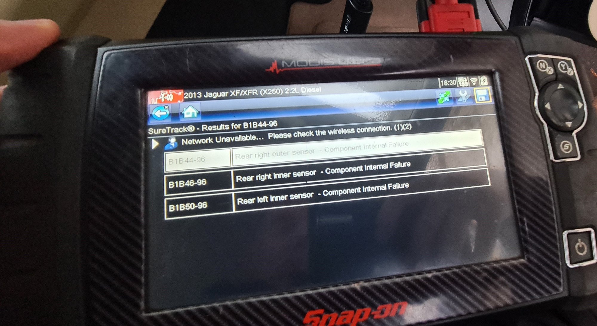 Parking sensor codes.