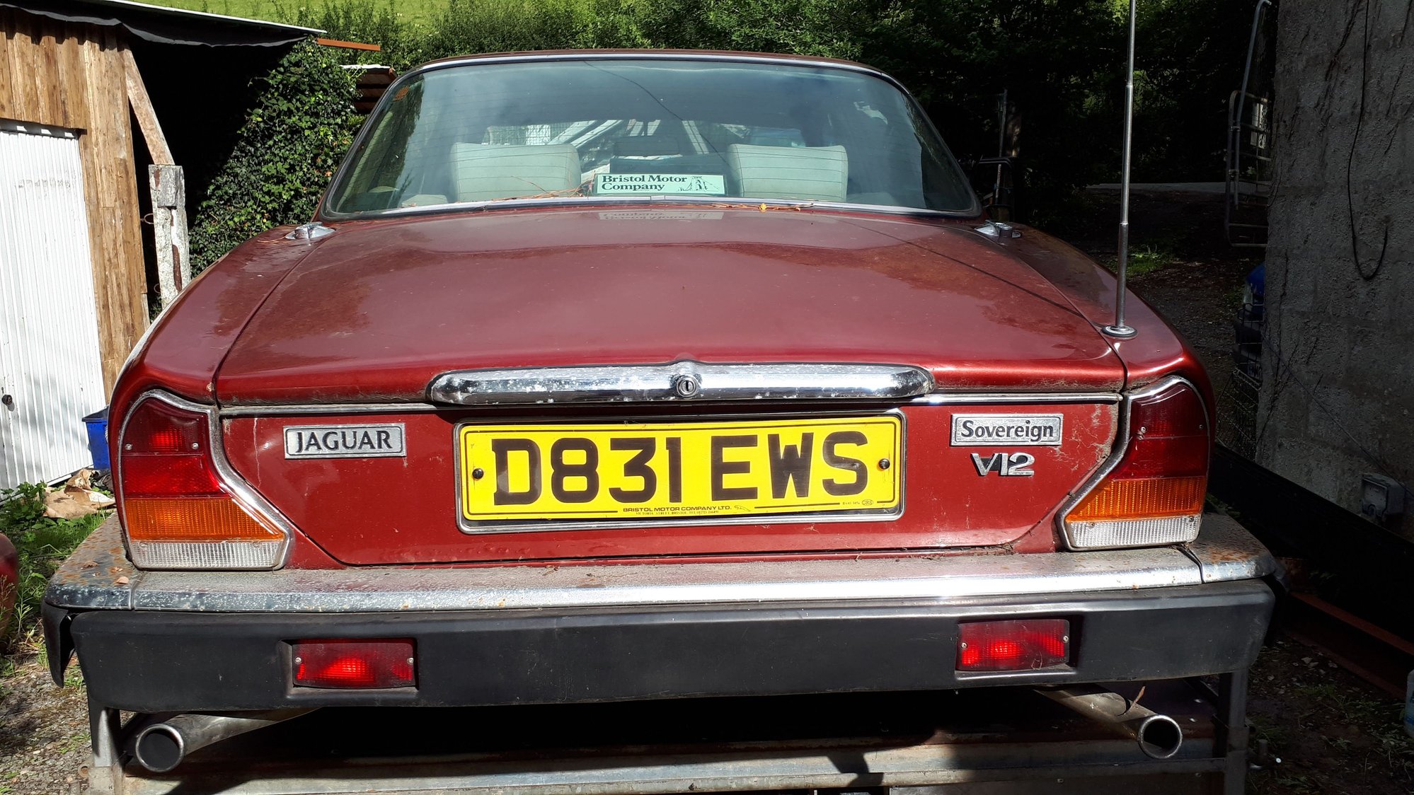 1986 Jaguar XJ12 - 1986 Jaguar XJ12 Series III Project - Used - VIN SAJJDALW3CC458524 - 106,000 Miles - 12 cyl - 2WD - Automatic - Sedan - Red - Andover SP10, United Kingdom