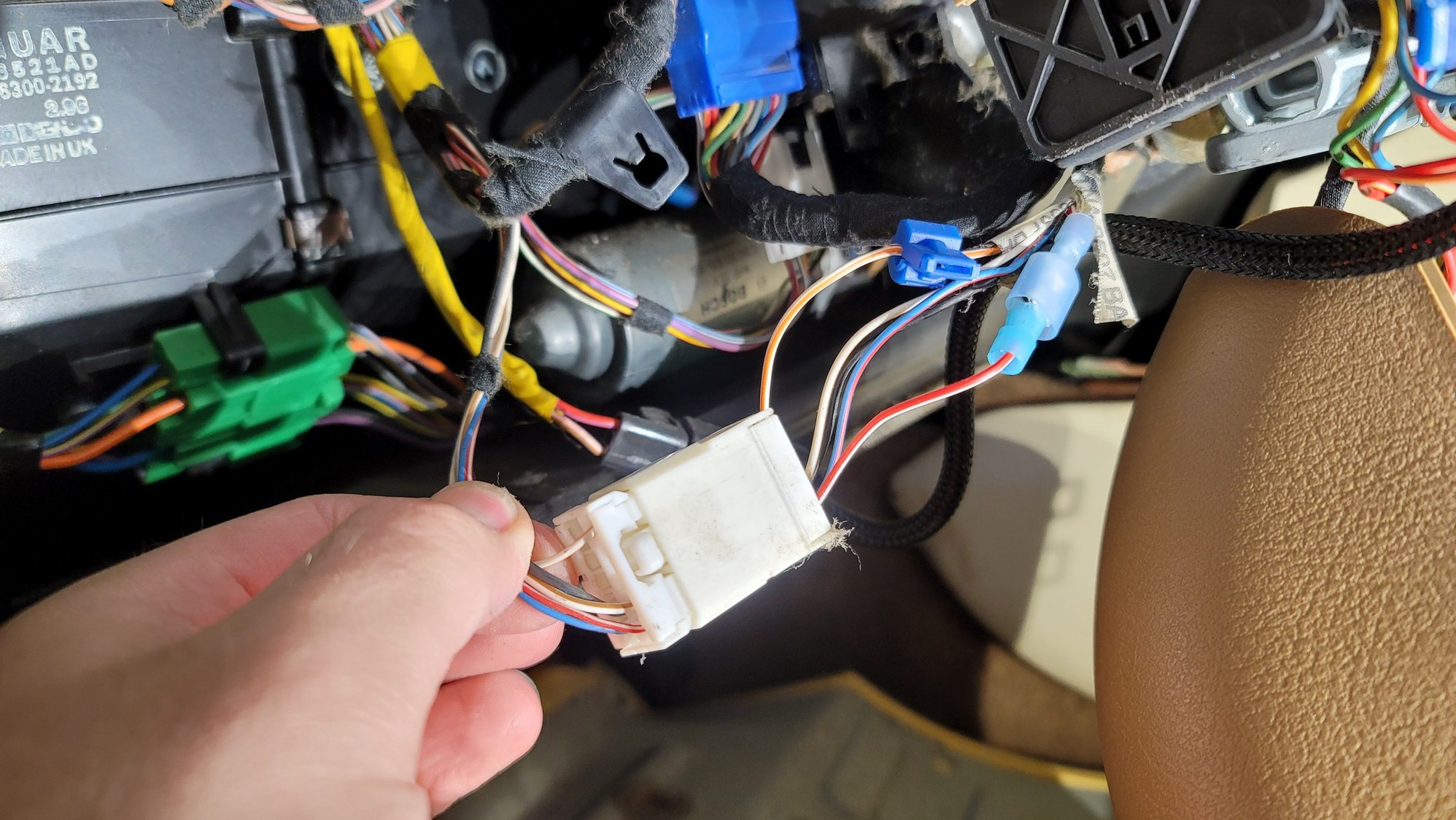 Is starter relay suppose to be hot without key in ignition? Jaguar