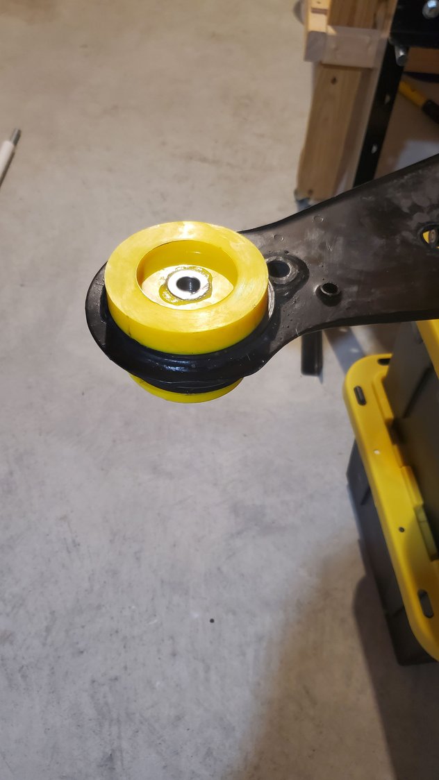 New subframe mount installed