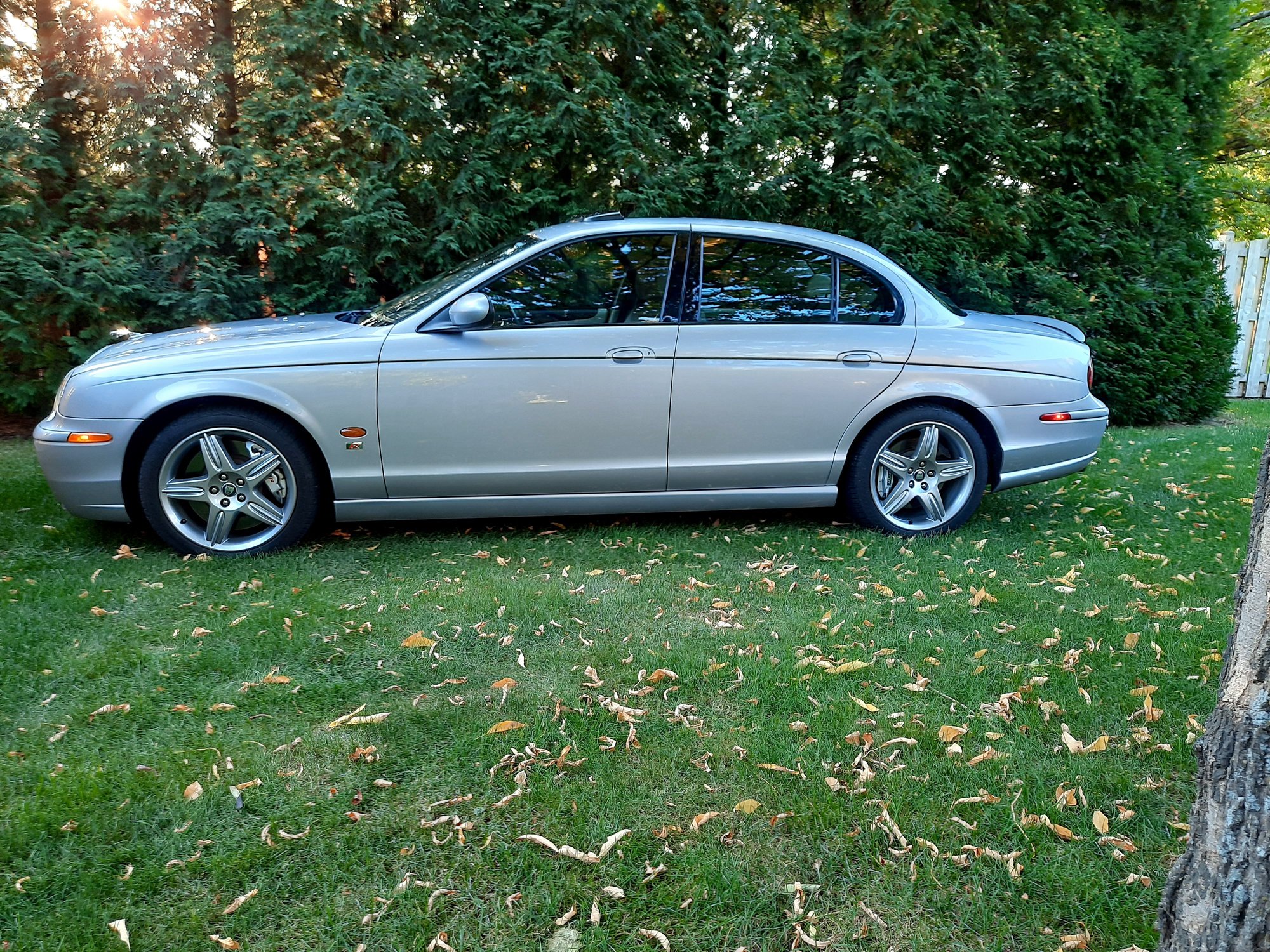 2003 Jaguar S-Type - Amazingly clean Supercharged S type R - Used - VIN SAJEAO3V331M61283 - 74,000 Miles - 8 cyl - 2WD - Automatic - Sedan - Silver - Racine, WI 53406, United States