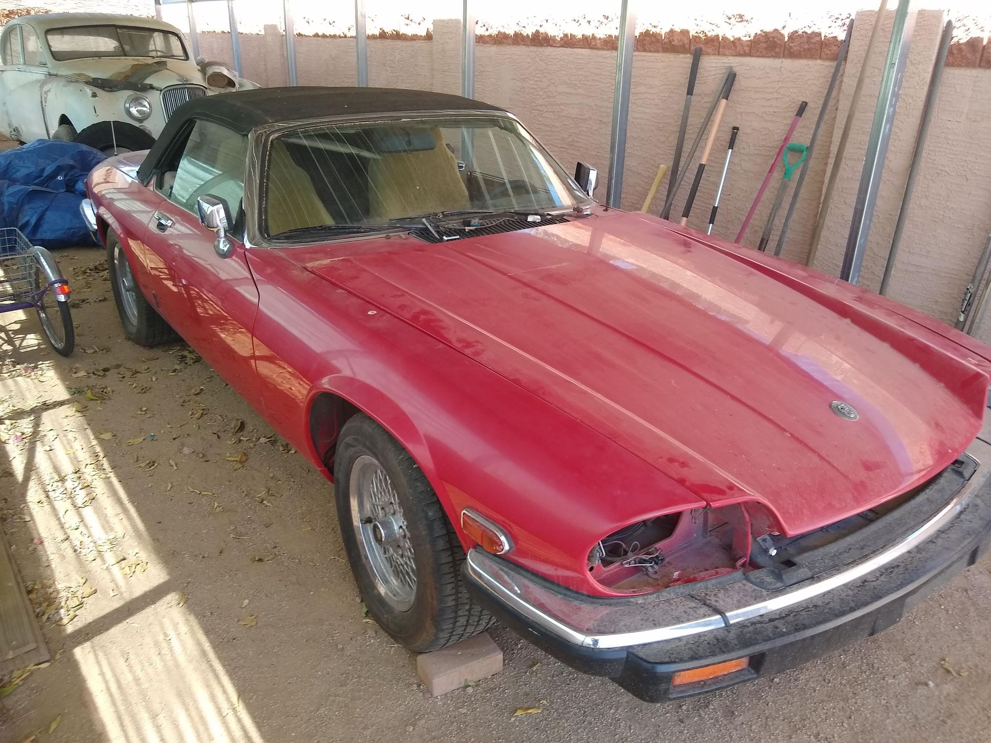 1989 Jaguar XJS - 1989 Jaguar XJS - Good Restoration Project - Used - VIN SAJNV4846KC156102 - 113,400 Miles - 12 cyl - 2WD - Automatic - Convertible - Red - Mesa, AZ 85215, United States