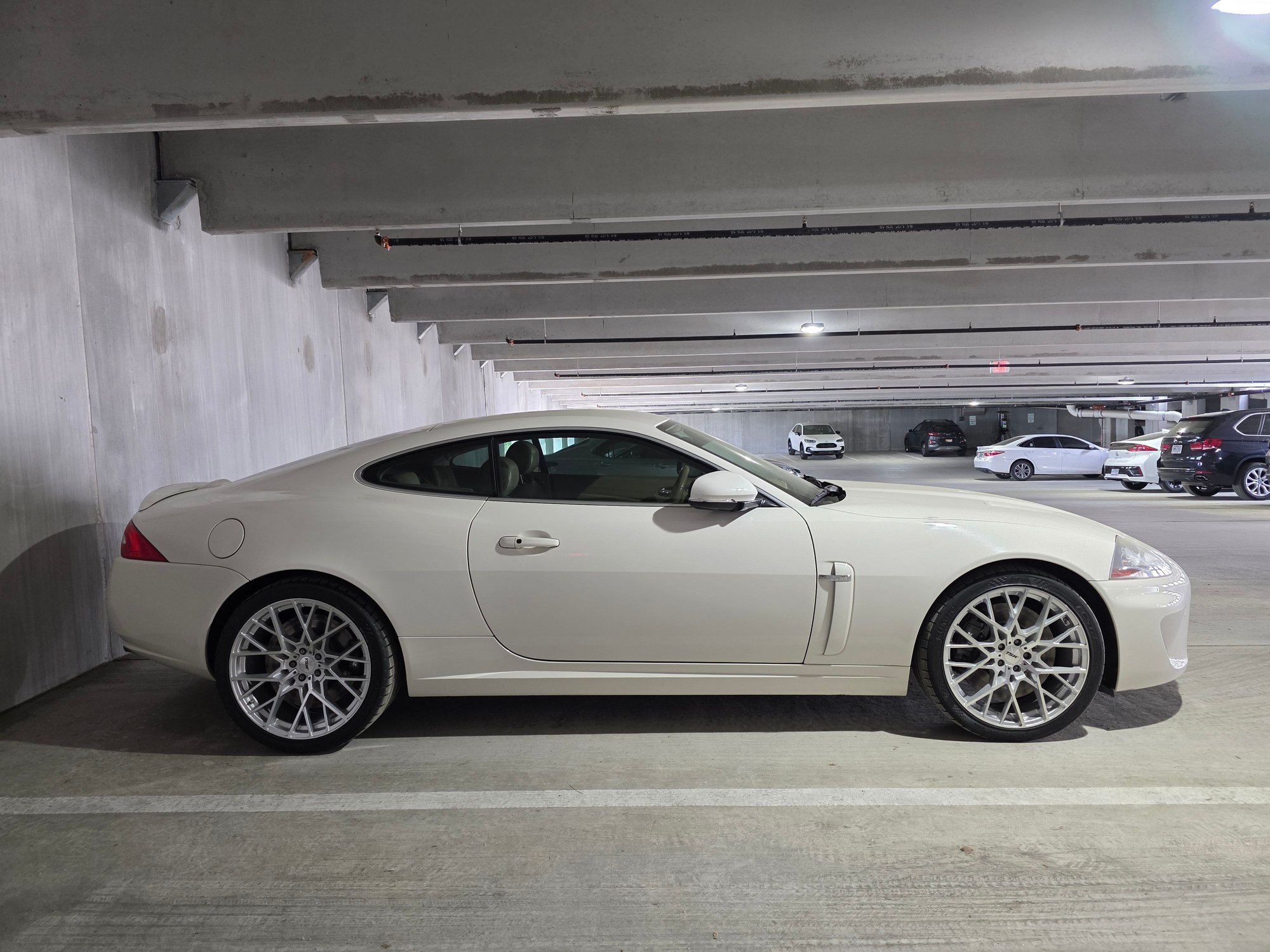295s on rear, 255s up front. 