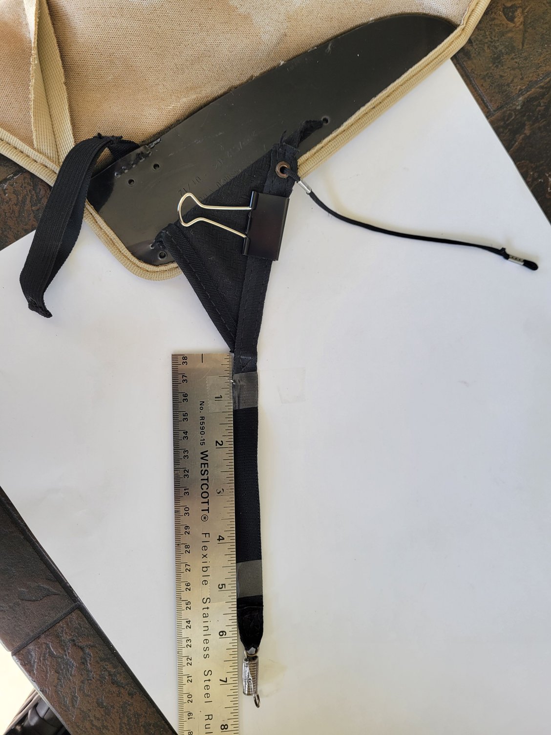 Rear spring and strap