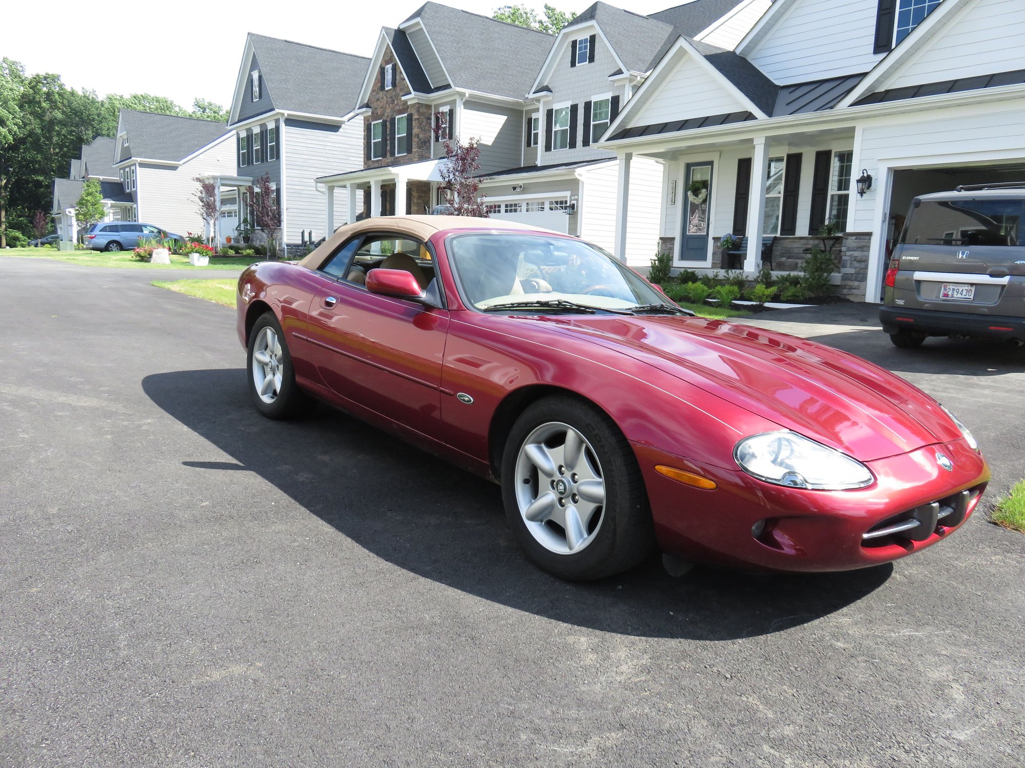 1997 Jaguar XK8 - 1997 Jaguar XK8 Convertible- 53,940 Miles - Used - VIN SAJGX2740VC012770 - 8 cyl - 2WD - Automatic - Convertible - Red - Ellicott City, MD 21042, United States