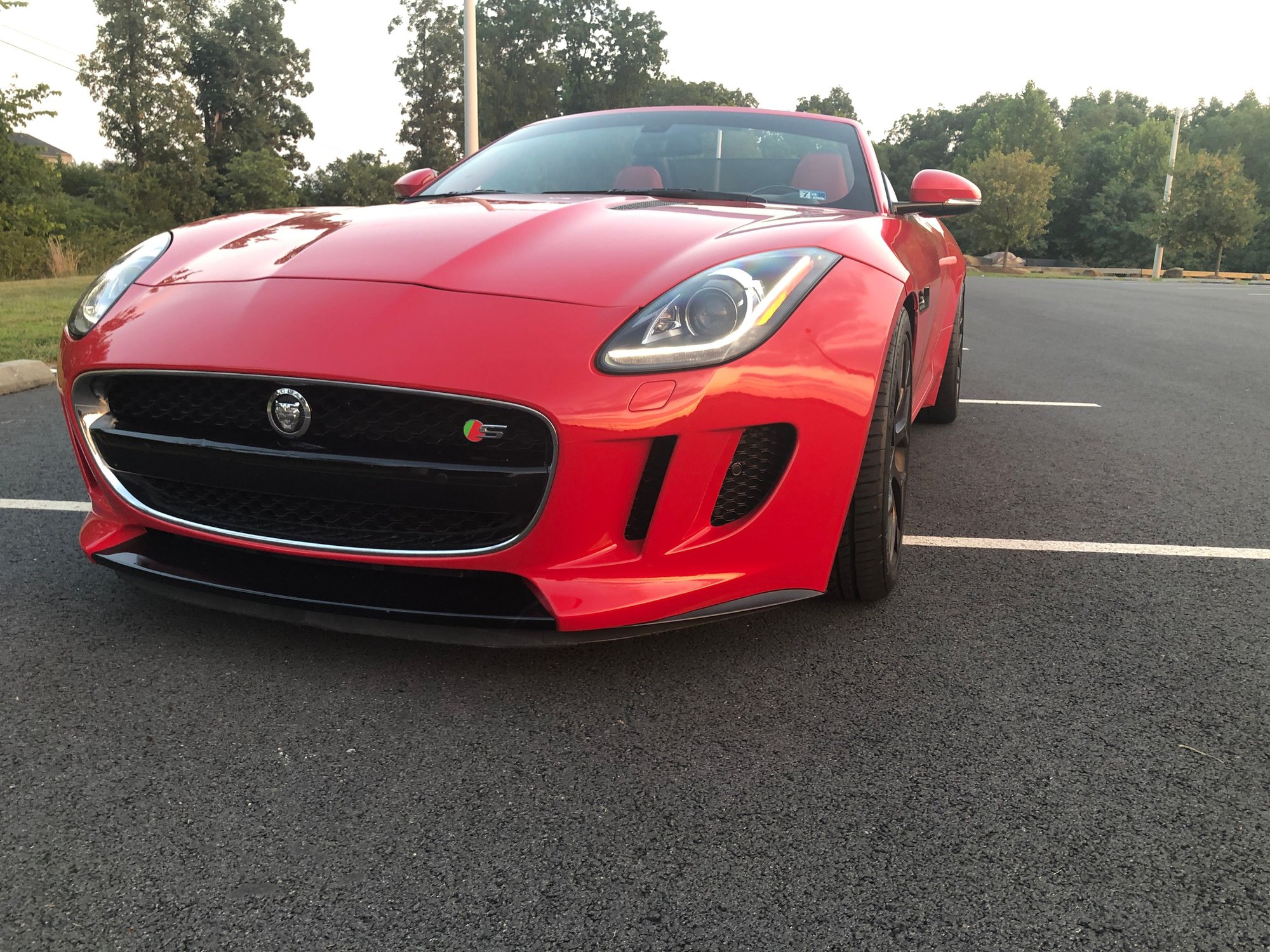 2014 Jaguar F-Type - 2014 V6 S F Type - Used - VIN SAJWA6FC7EBK01108 - 53,800 Miles - 6 cyl - 2WD - Automatic - Convertible - Red - Ashburn, VA 20148, United States
